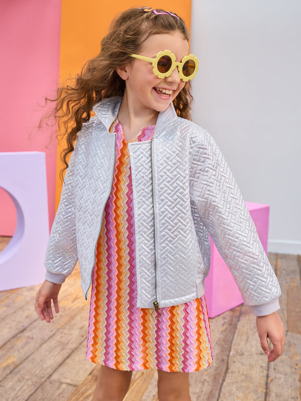 Natalie Dress- Milan Multi Zig Zag