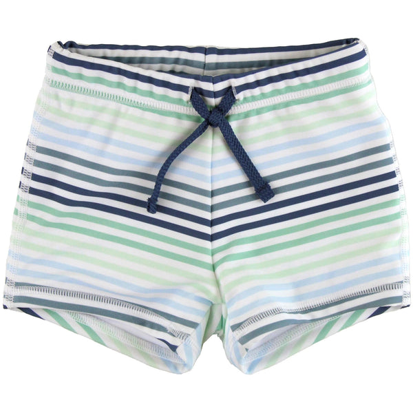 Swim Shorties- Coastal Stripes