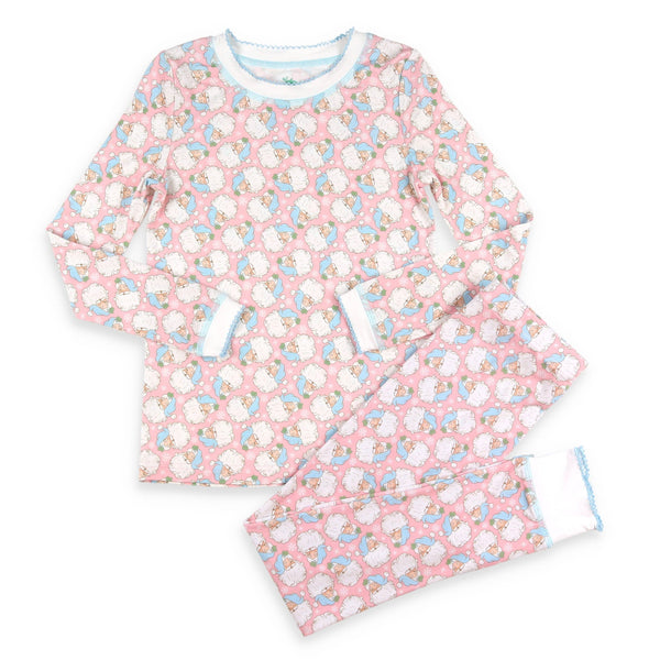 Holly Jolly Pink Bamboo Loungewear
