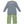 Thomas Pants Set- Dusty Blue Stripe/Sage