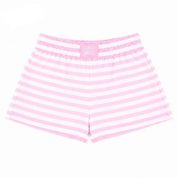 Light Pink Stripe Short