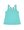 Riley Tank- Totally Turquoise, Pure Coconut