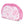 Pretty Pink Toile Oval Cosmetic Bag