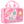 Pink Star Large Cosmetic Bag