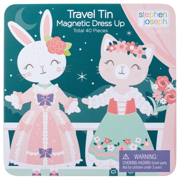 Travel Tin Magnetic Dress-Up: Bunny/Cat