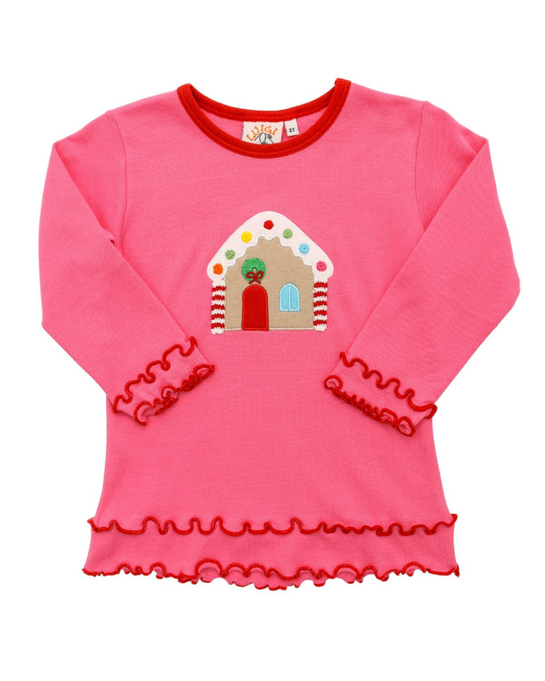 Gingerbread House LS Blouse