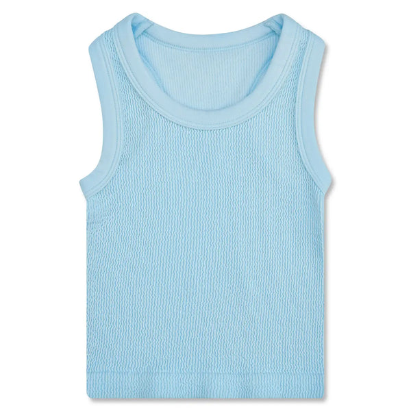 Light Blue Racerback Tank Top