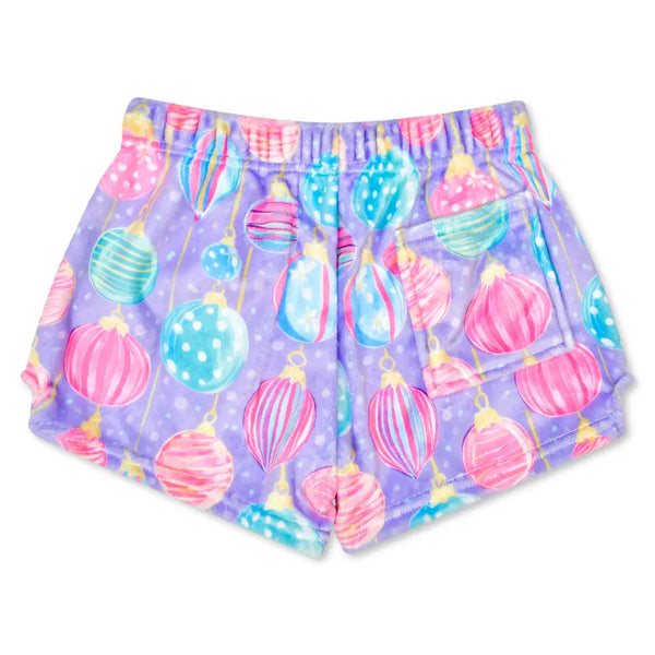 Dazzling Ornaments Plush Shorts
