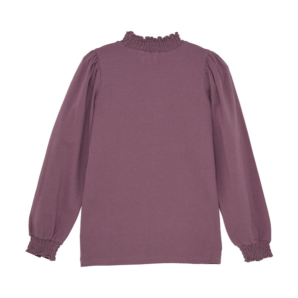 Smocked Blouse- Flint