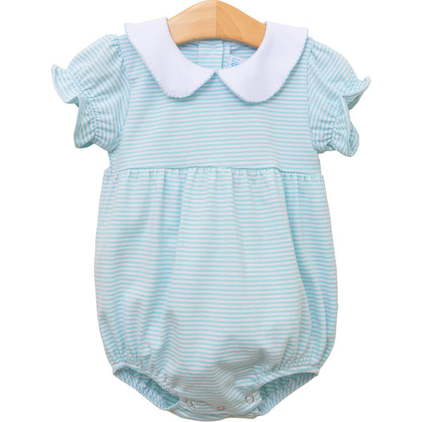 Charlotte Bubble- Aqua Stripe
