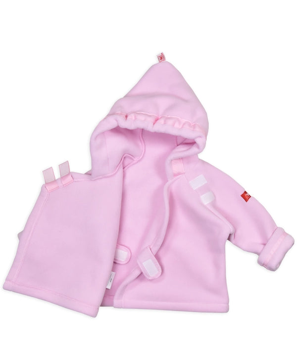 Fleece Jacket Wrap Close- Light Pink