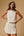 Kailee Terry Knit Tennis Skort Set- White Melange