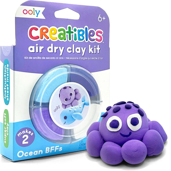Air Dry Clay BFFs Kit - Ocean Pals (Set of 4 Color)