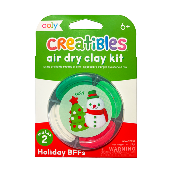 Creatibles: Air Dry Clay Kit- Holiday BFFs