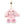 Pink Bunny Bag Charm