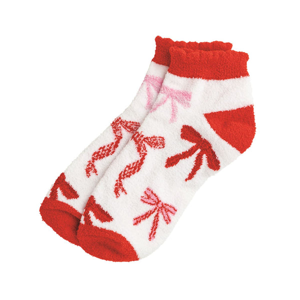 Green Holiday Socks- (Women's)
