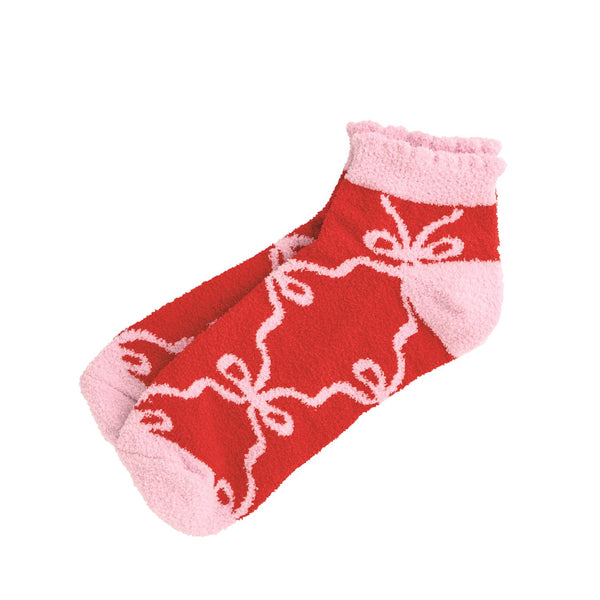 Pink Holiday Socks- (Women's)