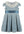 Blue Deluxe Velvet Dress With Lace