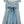 Blue Deluxe Velvet Dress With Lace