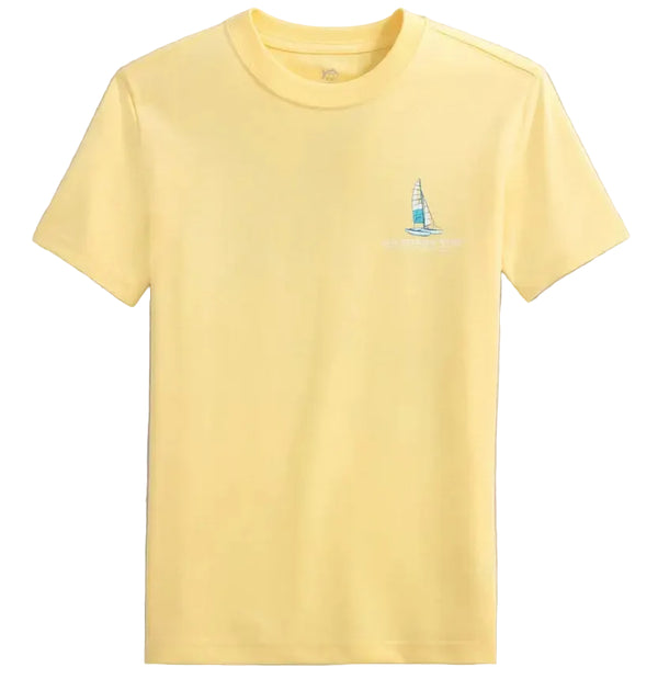 Youth Beach Catamarans Tee- Pineapple
