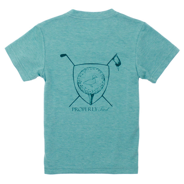 Portland Pocket Tee SS Tee Time- Clover