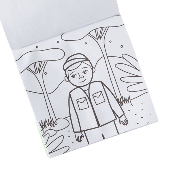 Carry-Along Coloring Book Set- On Safari