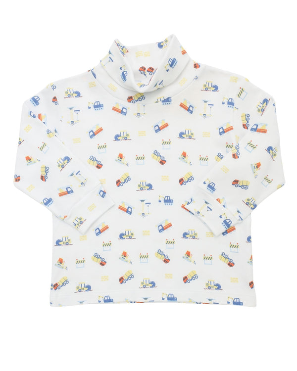 Under Construction Print Turtleneck