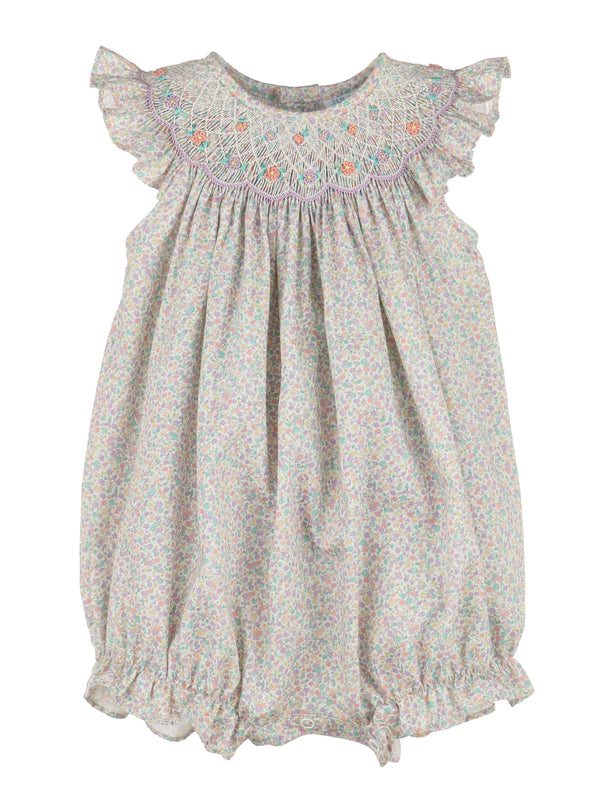 Floral Smock Bubble- Lilac