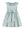 Tiny Floral Smocked Dress- Blue