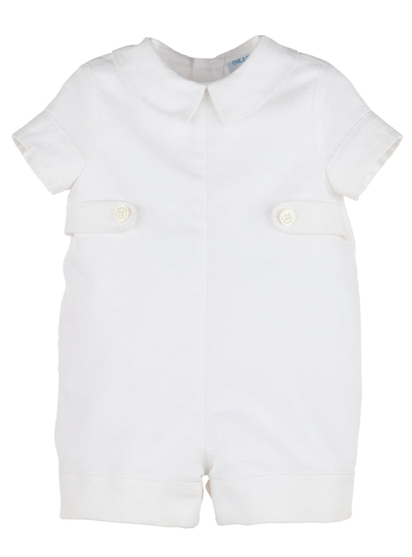 Linen Romper- White