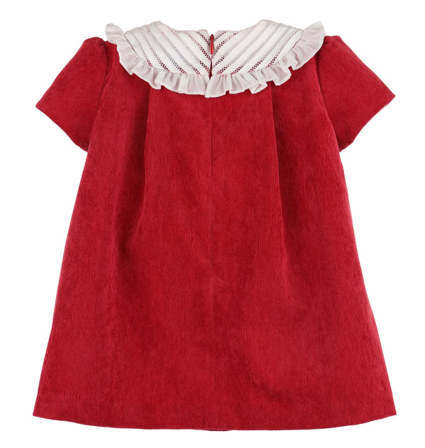 Randalls Bib Dress- Red