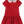 Randalls Collar Dropwaist Dress- Red