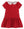 Randalls Collar Dropwaist Dress- Red