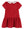 Randalls Collar Dropwaist Dress- Red