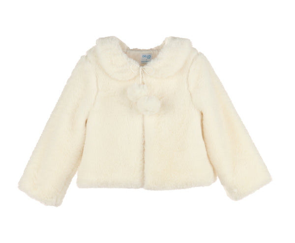 Cozy Fuzzy Coat- Ivory