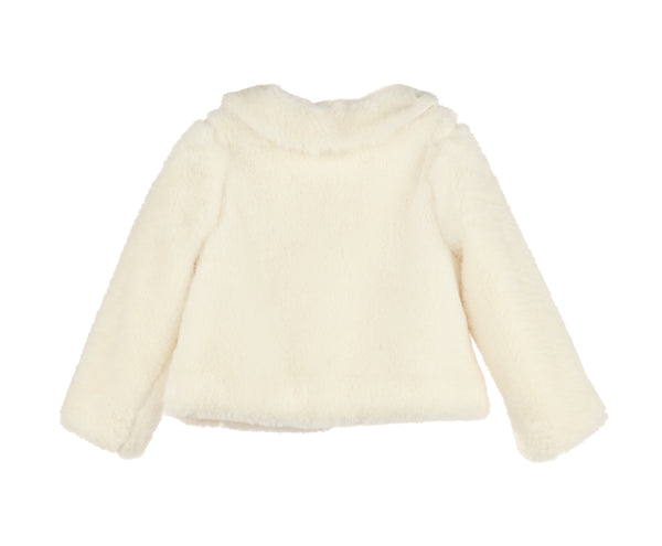 Cozy Fuzzy Coat- Ivory