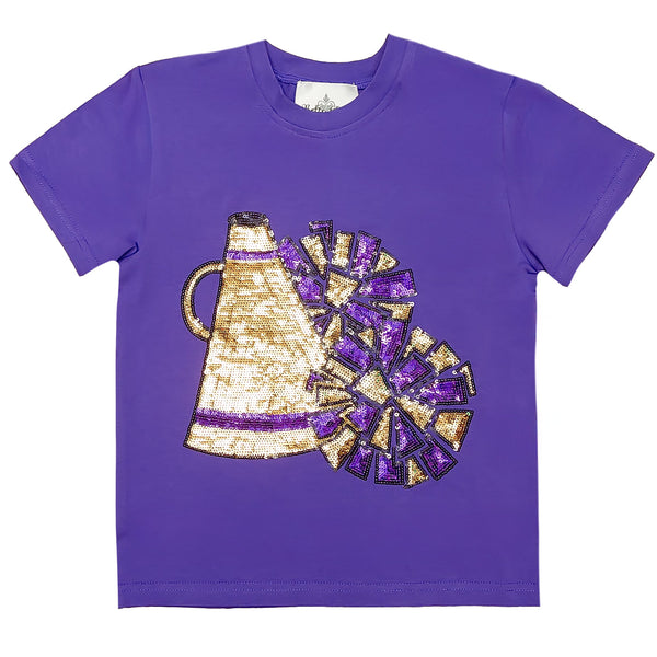 Megaphone Shirt- Purple