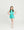 Teal Buttferfly Shorts
