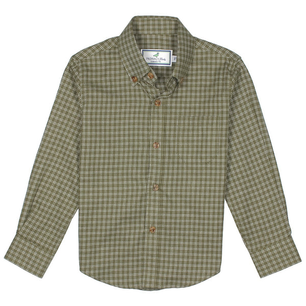 Woodland Sportshirt- Cypress Needle