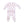 Bestie Dogs 2 Way Ruffle Zipper Footie- Pink