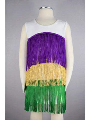Tiered Fringed Dress