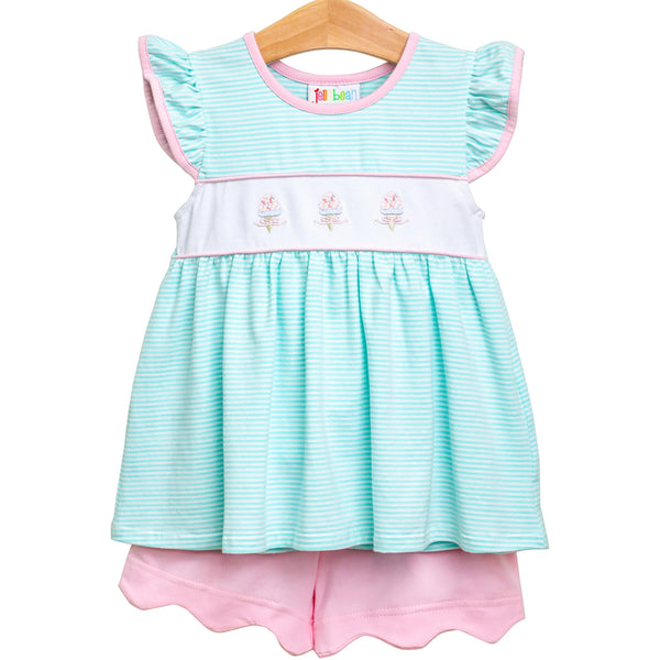 Ice Cream Trio Short Set