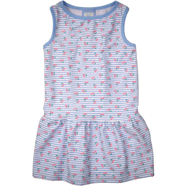 Cherries Print Tank Dress