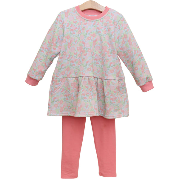 Cottage Blooms French Terry Tunic Set