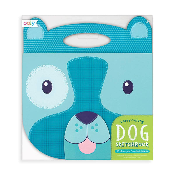 Carry Along Dog Sketchbook 9" x 7"- 60 Sheets