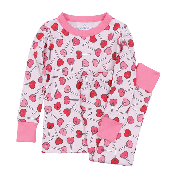 Sweetheart Pops Pajamas- Pink