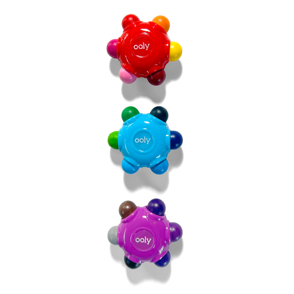 Grip Crayons (Set of 3 / 18 Classic Colors)