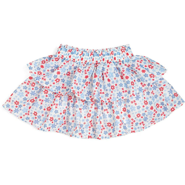 Patriotic Floral Skort