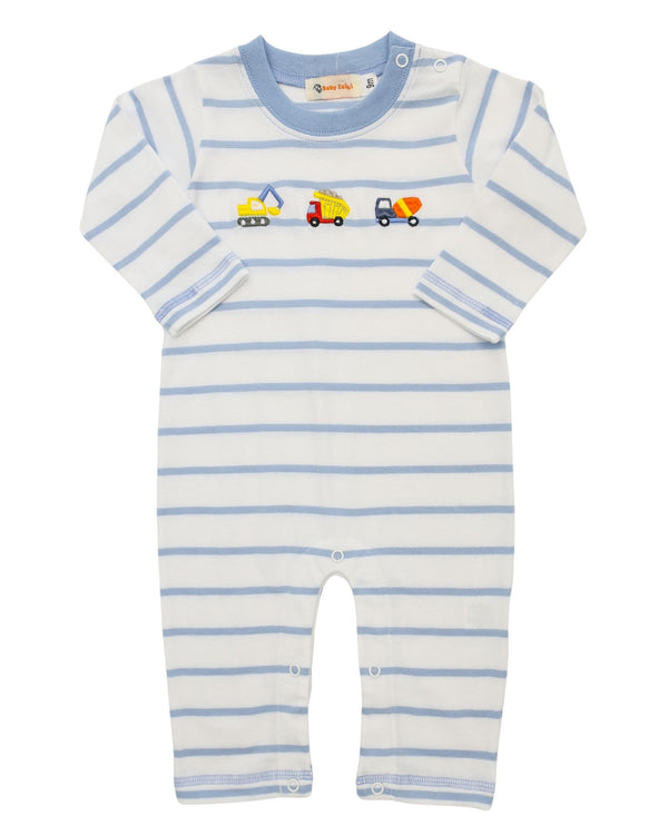 Construction Vehicle Trio Romper