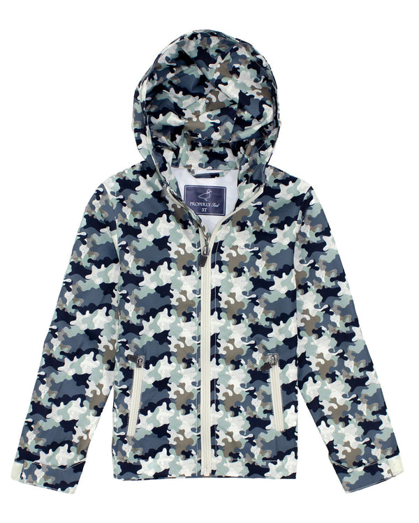 Canopy Rain Jacket- Delta Backwater Camo